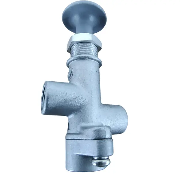 016-TP C Valvula de Acionamento Push Pull Puxador Cinza