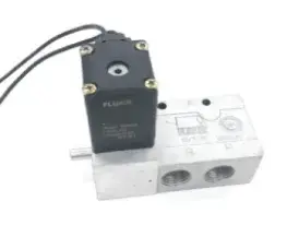 104-SL 1/4 24VCC Valvula Solenoide 3/2 Vias 1/4 Npt Bobina 24VCC