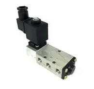 204-SL 1/4 12VCC Valvula Solenoide 5/2 Vias 1/4 Npt 12VCC
