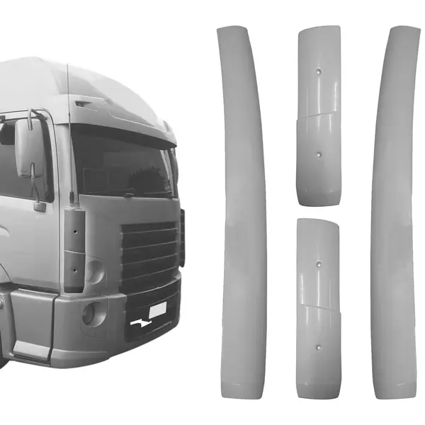 Acabamento & Defletor Coluna Caminhão VW Constellation Par