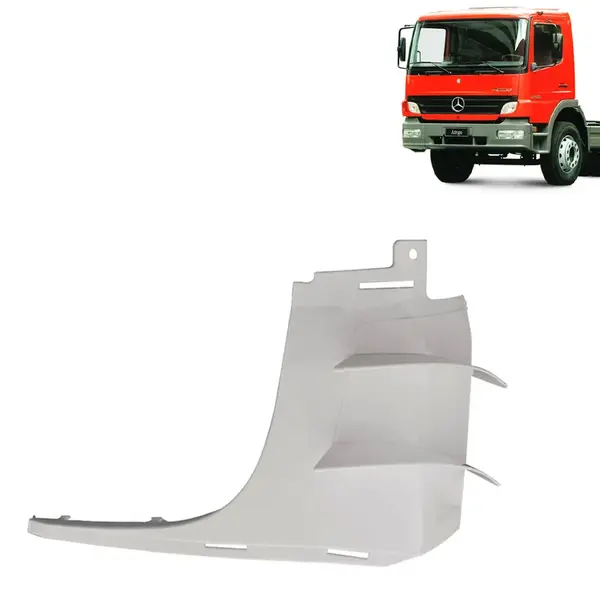 Acabamento Interno Defletor Coluna para Caminhão MB Atego até 2011 Lado Esquerdo
