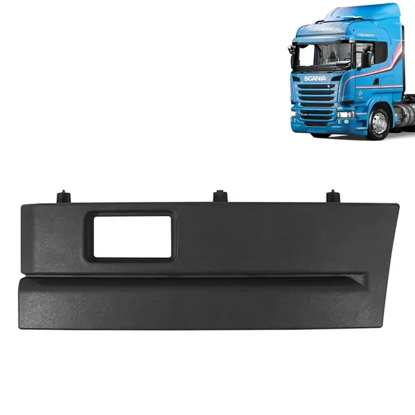 Acabamento Lanterna Estribo para Caminhão Scania P / G / R – S5 2008 á 2013 Lado Esquerdo