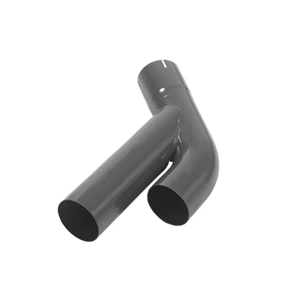 Adaptador Duplo Curvo para Ponteira Americana Cromada 5”