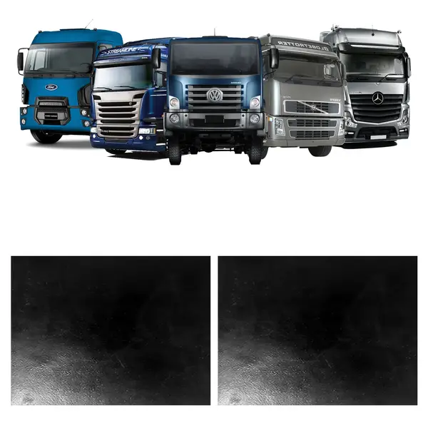 Aparabarro Caminhão Carreta Universal 60X100 S/suporte 2PÇS