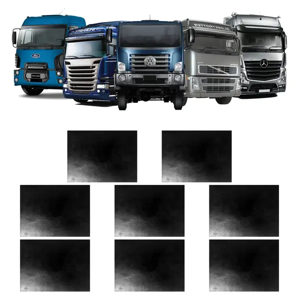 Aparabarro Caminhão Carreta Universal 60X80 sem Suporte 8PÇS