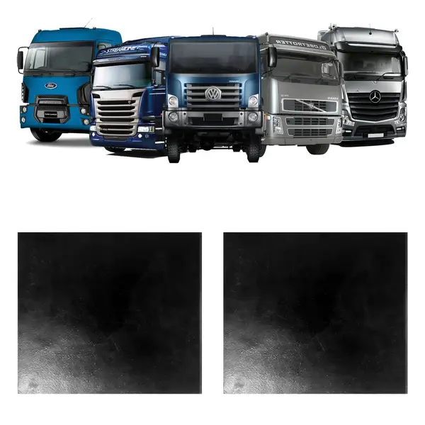 Aparabarro Caminhão Carreta Universal 70X60 sem Suporte 2PÇS