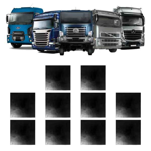 Aparabarro Dianteiro Caminhão Carreta Universal 50X50 10PÇS