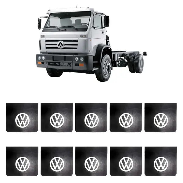 Aparabarro Original Traseiro Caminhão VW 455X400MM 10PÇS