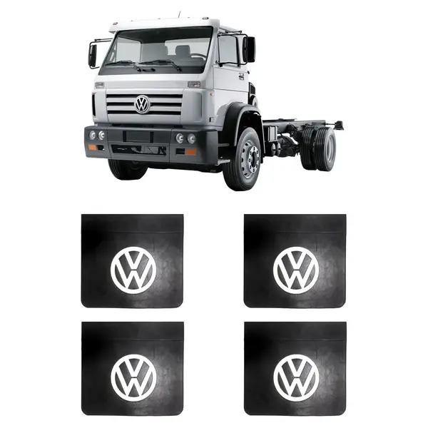 Aparabarro Original Traseiro Caminhão VW 455X400MM 4PÇS