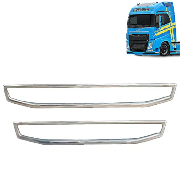 Aplique Mascara Da Grade Superior e Inferior para Volvo FH após 2014