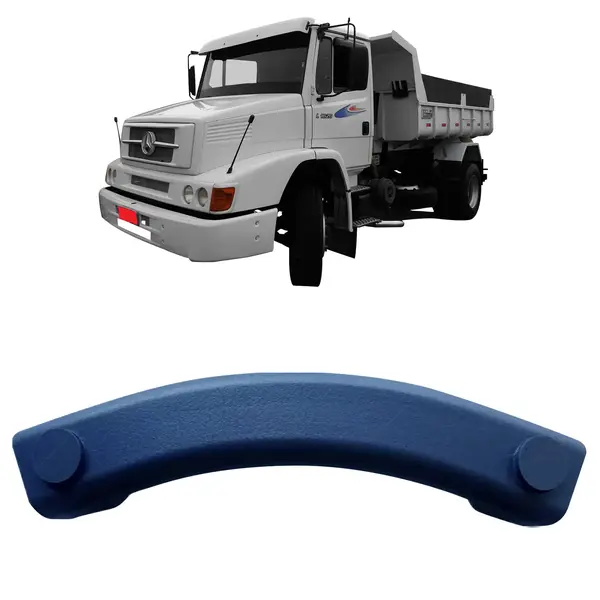 Apoio Braço Puxador Porta Caminhão MB 1620 a Partir 1999... Azul