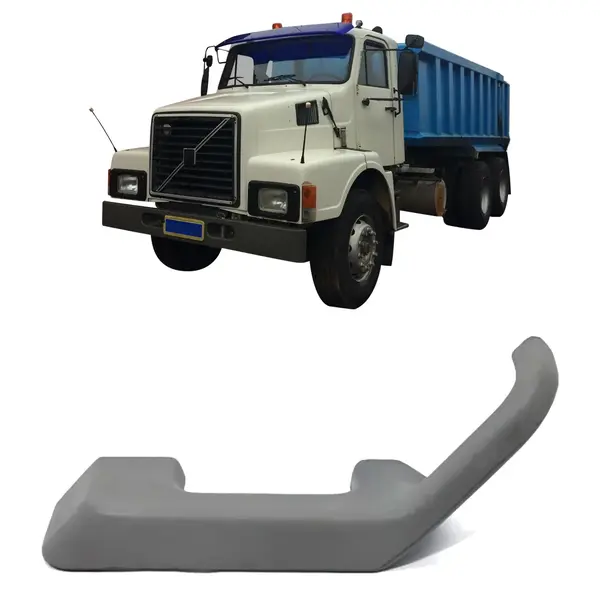 Apoio Descansa Braço Caminhão Volvo 82 até 89 Cinza Direito