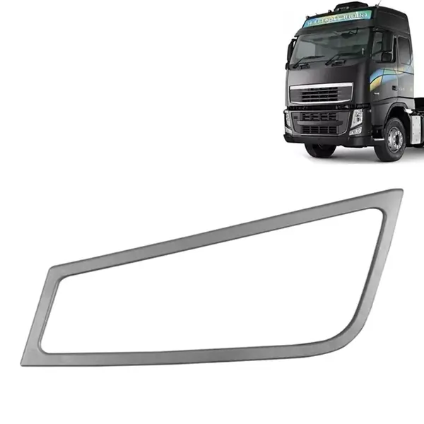 Aro Farol Auxiliar para Caminhão Volvo FH 2009 á 2014 Lado Esquerdo
