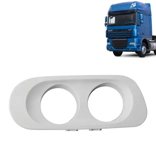 Aro Moldura Farol Auxiliar Para Caminhão DAF XF 2013 á 2019 Lado Direito
