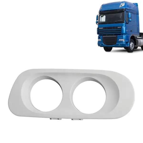Aro Moldura Farol Auxiliar Para Caminhão DAF XF 2013 á 2019 Lado Esquerdo