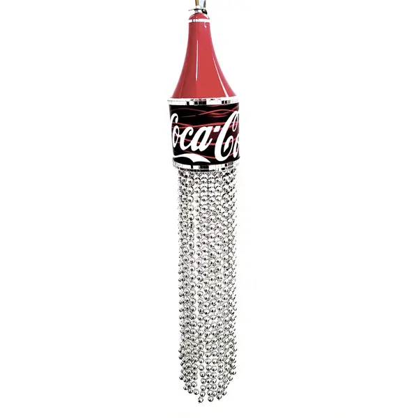 Balão Abajur Caminhão em LED Vermelho - Coca Cala
