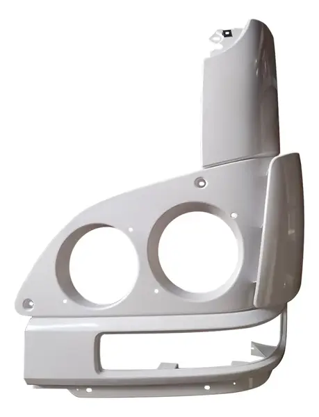 Bojo Moldura Do Farol Com Defletor Lado Esquerdo Compatível Mercedes-benz Accelo 815 915 1016