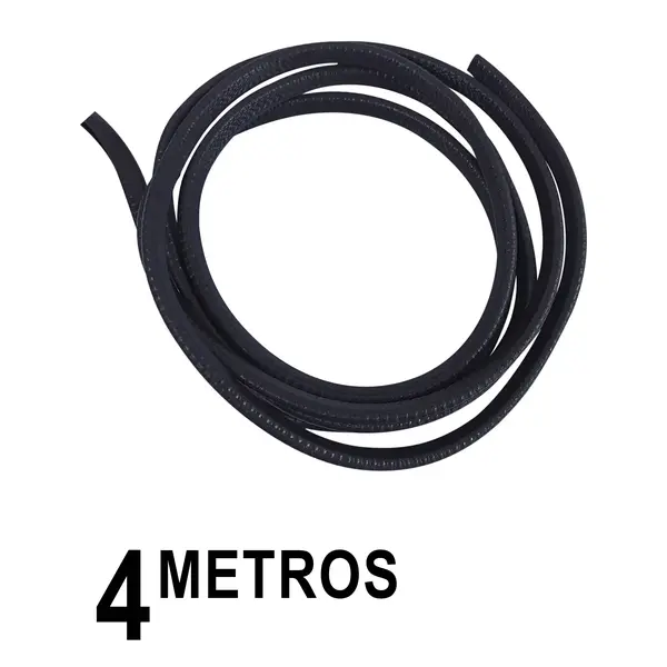 Borracha Acabamento Proteção Carro Caminhão Couro Cobra (4 Metros)