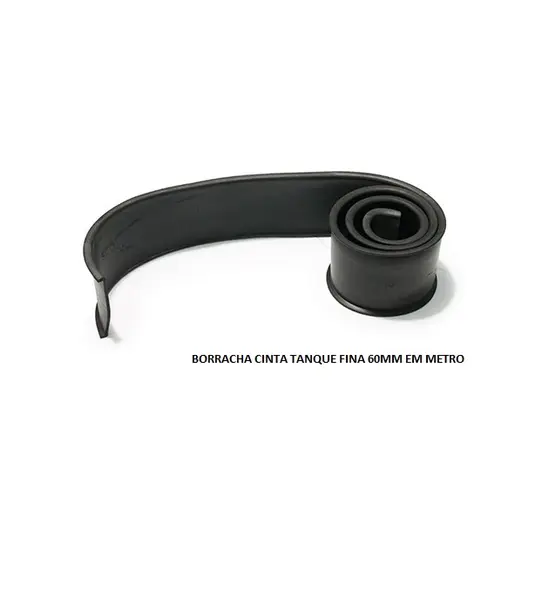 Borracha Cinta Tanque Fina 60MM em Metro
