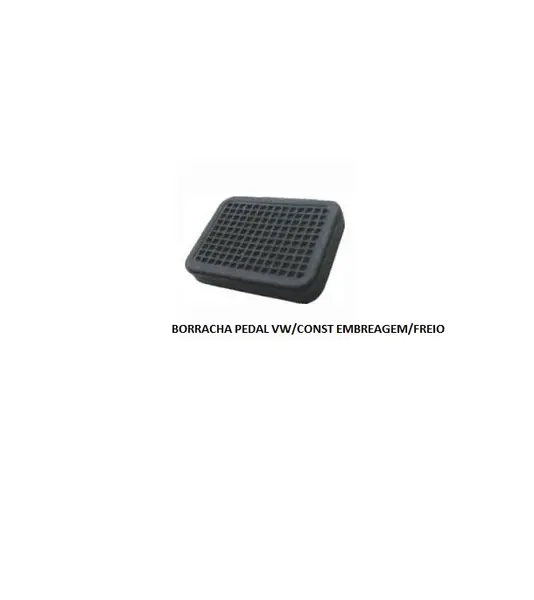 Borracha Pedal VW/const Embreagem/freio