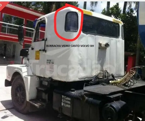 Borracha Vidro Canto Volvo Xh 80/88