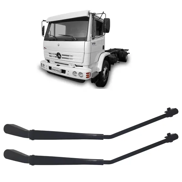 Braço Limpador Parabrisa Caminhão MB 712C 914C Cara Chata Par