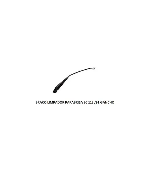 Braco Limpador Parabrisa Sc 113 /91 Gancho
