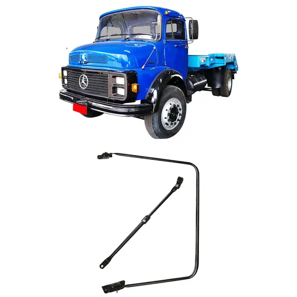 Braço Suporte Espelho Caminhão MB 1113 1114 c/ Tirante