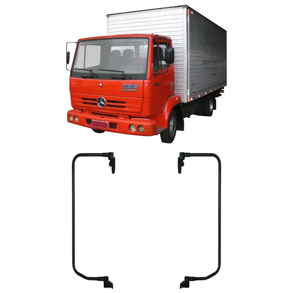 Braço Suporte Espelho Retrovisor Caminhão MB 712C 912C Par