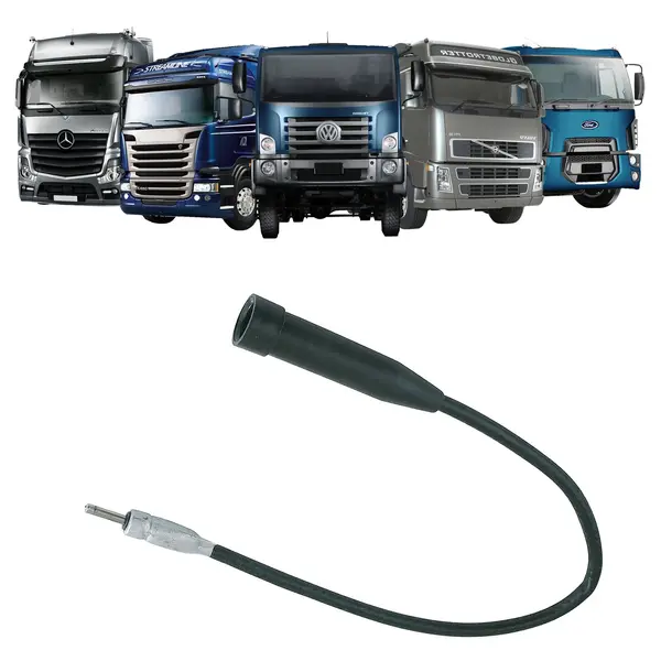 Cabo Extensão Adaptador Antena Caminhão Universal 60CM