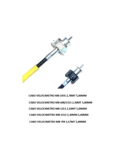 Cabo Velocimetro MB 608/1313 2,30MT 3,80MM 60190 6059 12541