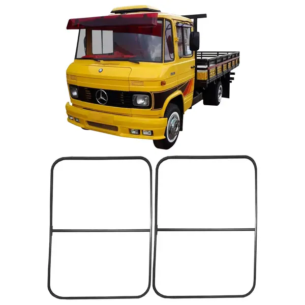Cajado do Vidro Porta Caminhão MB 608D L/d L/e Par