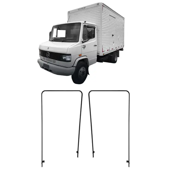 Cajado do Vidro Porta Caminhão MB 709 1618 Após 1990... Par