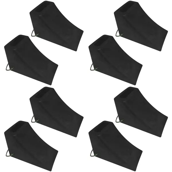 Calço para Pneu Roda Caminhão Onibus Carro de Borracha KIT c/ 8 Pç