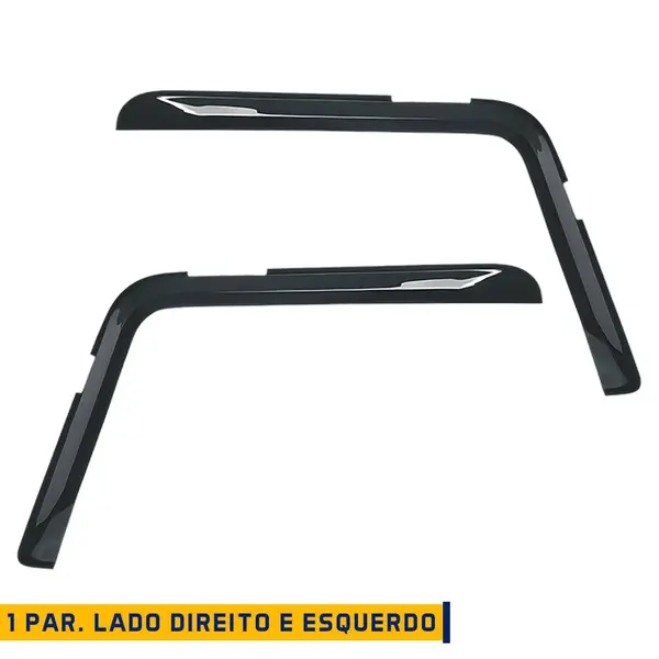 Calha de Chuva (Porta Grande) - 1 Par - Acrílico - Volvo NL10, NL12 e EDC