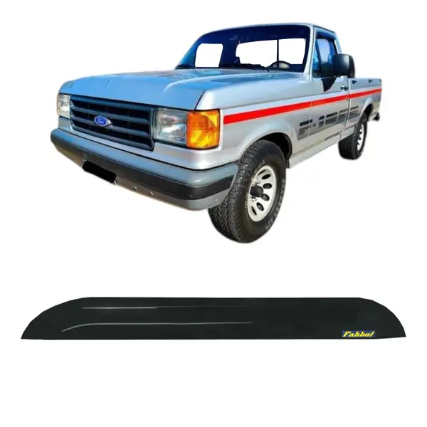 Calha para Caminhão Ford F1000 F2000 F4000 1993-1998 Reta Fume - Proteção e Estilo