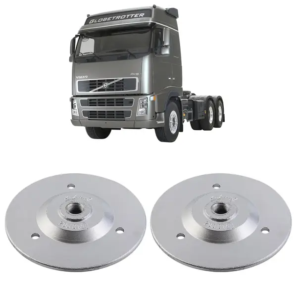 Calibrador Flange Rodoar Roda Cubo Traçao Volvo FH FMX Par