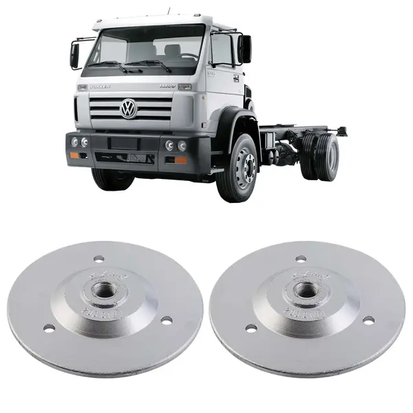 Calibrador Flange Rodoar Roda Cubo Tração VW Worker Titan Par