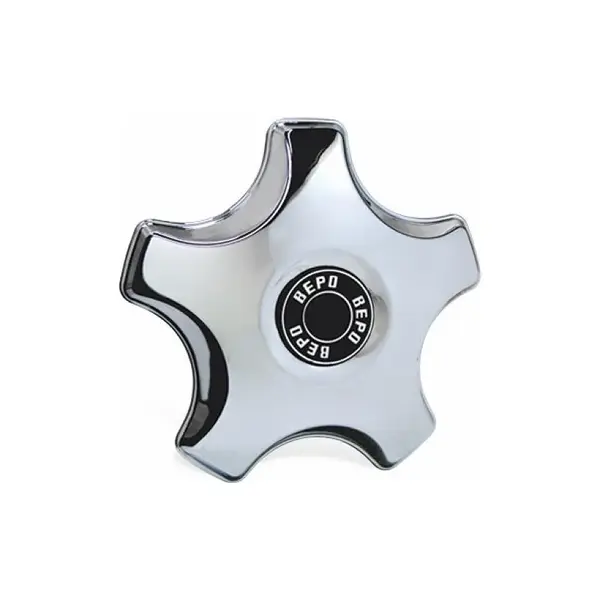 Calota Miolo 5 Pontas Caminhão Aro 16 17,5 Metal Cromada