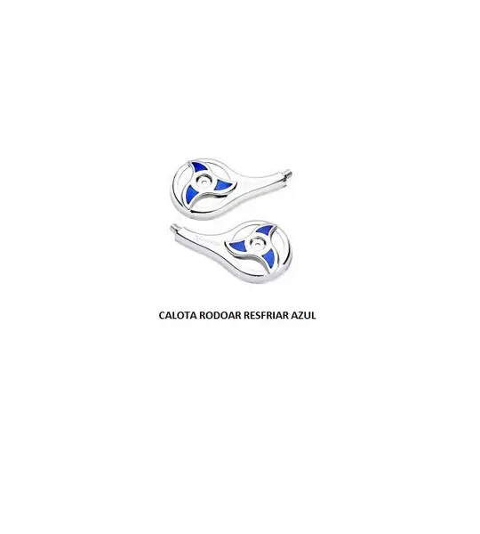 Calota Rodoar Resfriar Azul