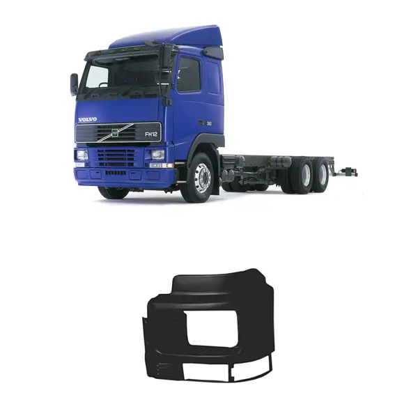 Capa Bojo Moldura Farol Volvo FH / FM Até ...2003 Acabamento