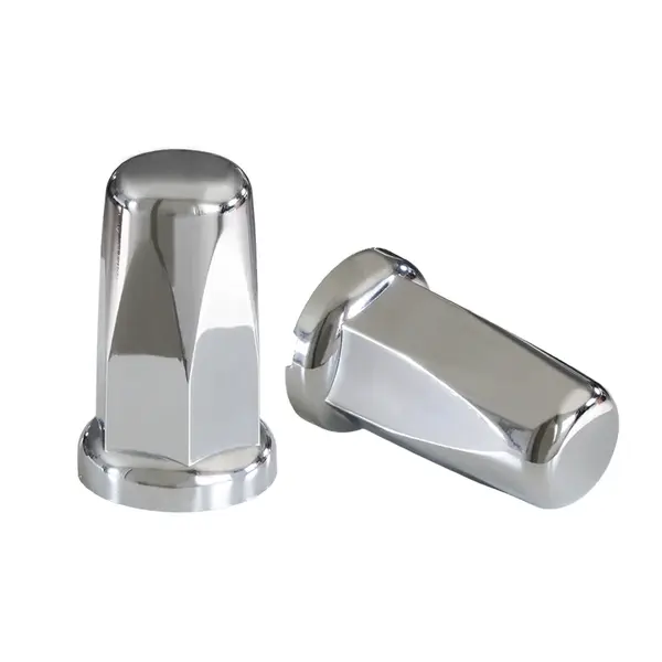 Capa Cromada Porca Caminhão 32 33 Mm Belga KIT com 24PÇ