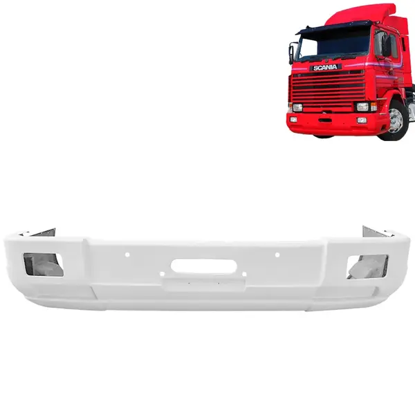 Capa Para-Choque em Fibra para Caminhão Scania R 112 / 142 Abertura Farol Superior