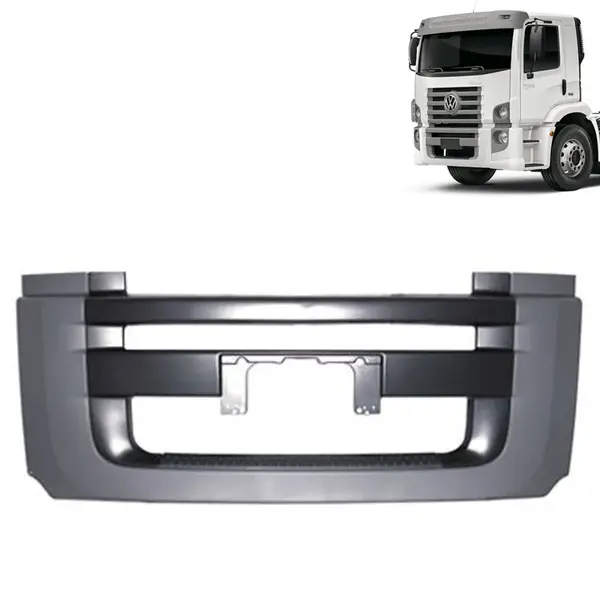 Centro Para-Choque para Caminhão VW Constellation 2 Degraus Cinza