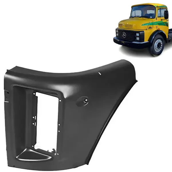 Chapa Lateral Cabine Farol para Caminhão MB 1113 / 1513 / 1313 / 1518 Lado Esquerdo