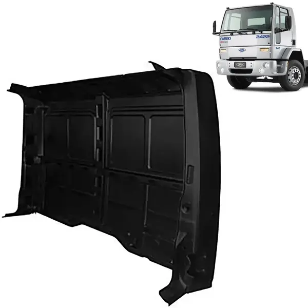 Chapa Painel Traseiro Cabine sem Janela para Caminhão Ford Cargo Até 2010 Leve