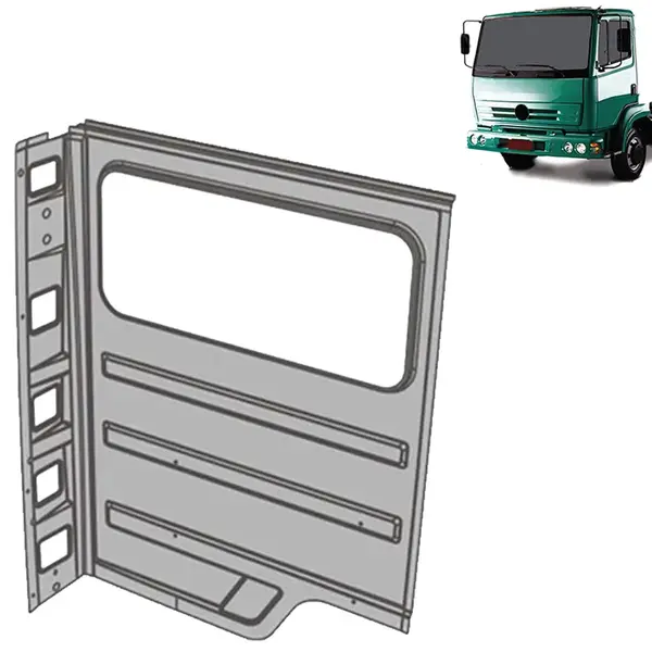 Chapa Traseira Cabine para Caminhão MB 914c / 1720 / 1721 / 2423 / 2726 Lado Direito