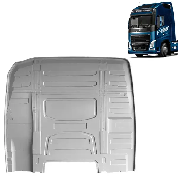 Chapa Traseira Cabine para Caminhão Volvo FH Globetrotter Após 2015