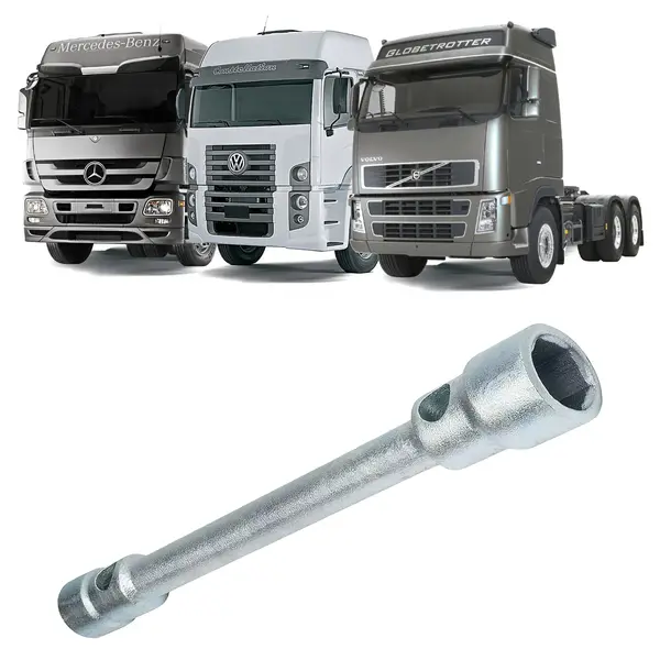 Chave de Roda 45CM Caminhão MB Volvo VW 27X32MM sem Cabo