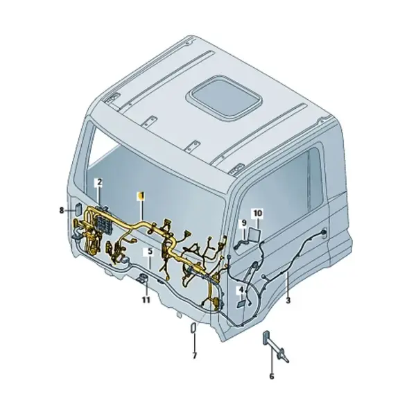 Chicote do Painel de Instrumentos - Novo Delivery Euro 6